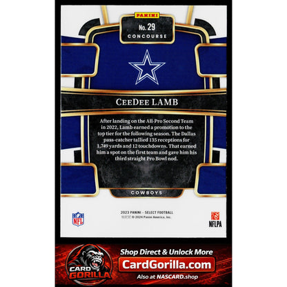 2023 Panini Select #29 CeeDee Lamb