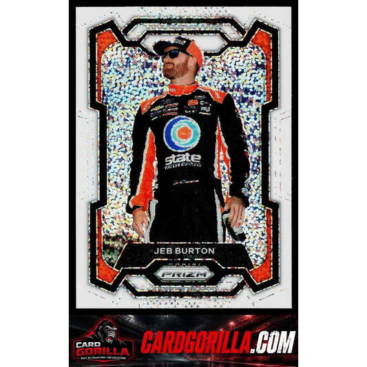 2024 Panini Prizm #25 Jeb Burton White Sparkle