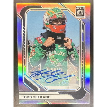 2026 Panini Donruss NASCAR Racing Todd Gilliland #67 Optic Signatures Auto