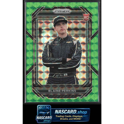 2023 Panini Prizm #90 Blaine Perkins Reactive Green #/249