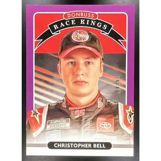 2021 Panini Donruss Christopher Bell #8 Purple 34/49
