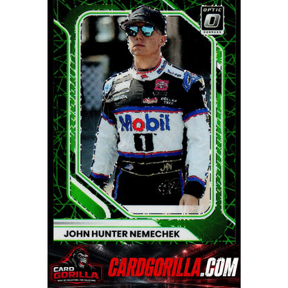 2026 Donruss #27 John Hunter Nemechek Optic Green Velocity #/99