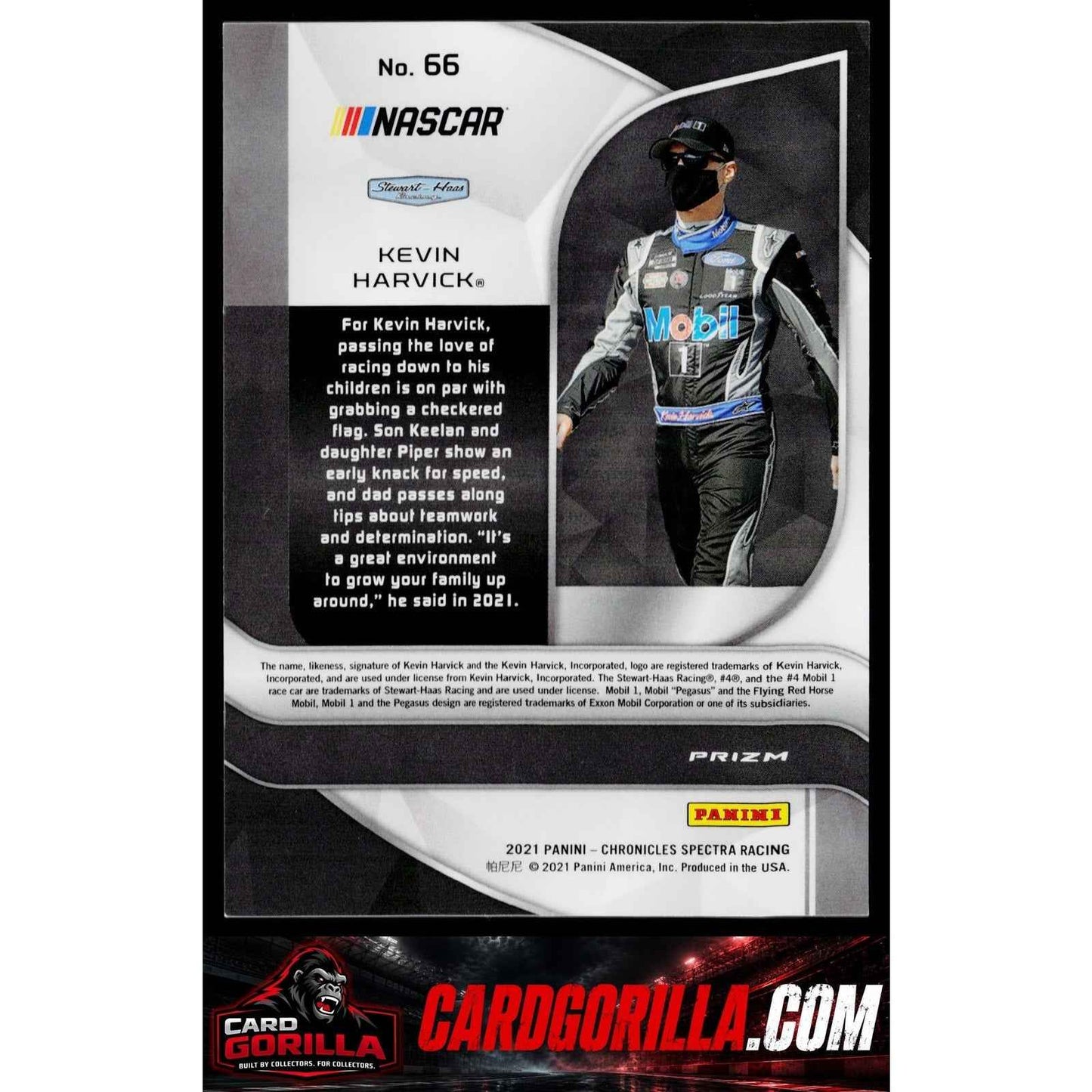 2021 Panini Chronicles #66a Kevin Harvick Spectra