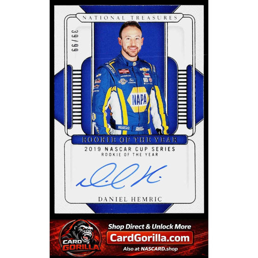 2025 Panini National Treasures Daniel Hemric Rookie Of The Year Autographs #/99