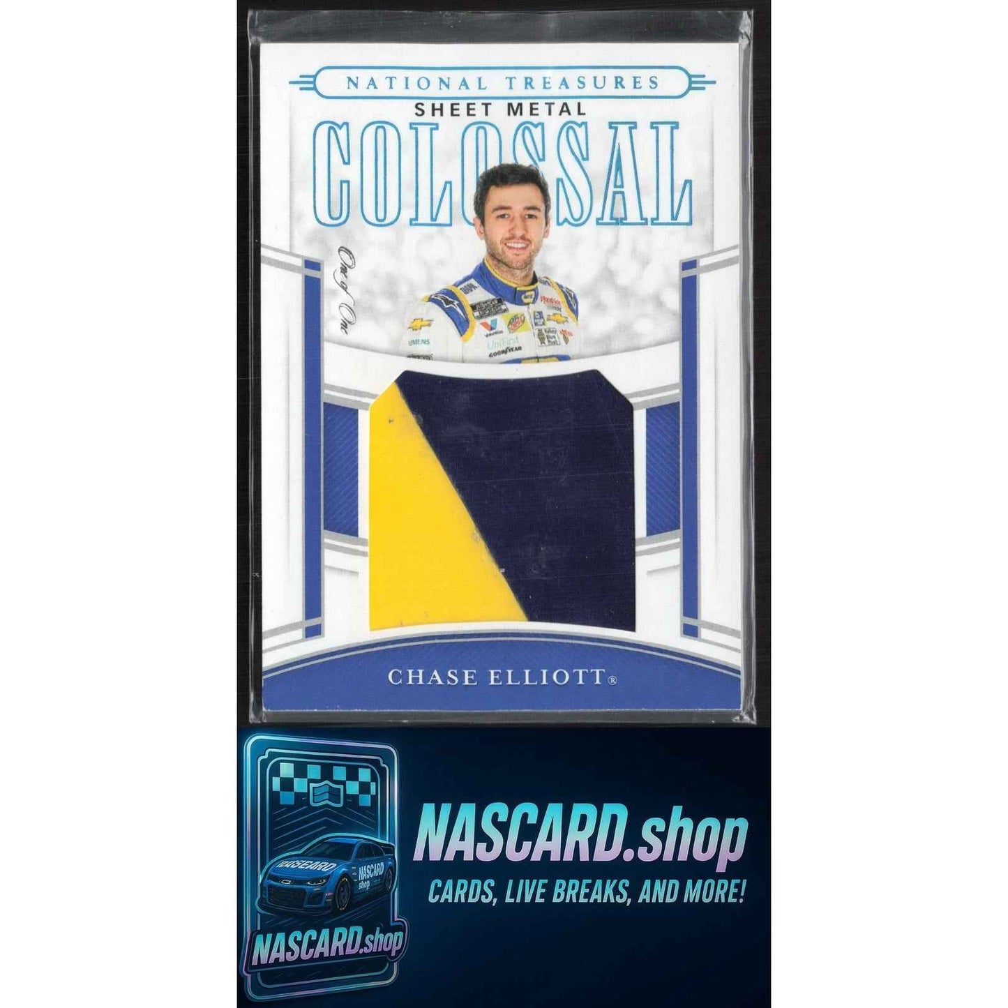 2020 National Treasures Chase Elliott Colossal Race Used Sheet Metal 1/1