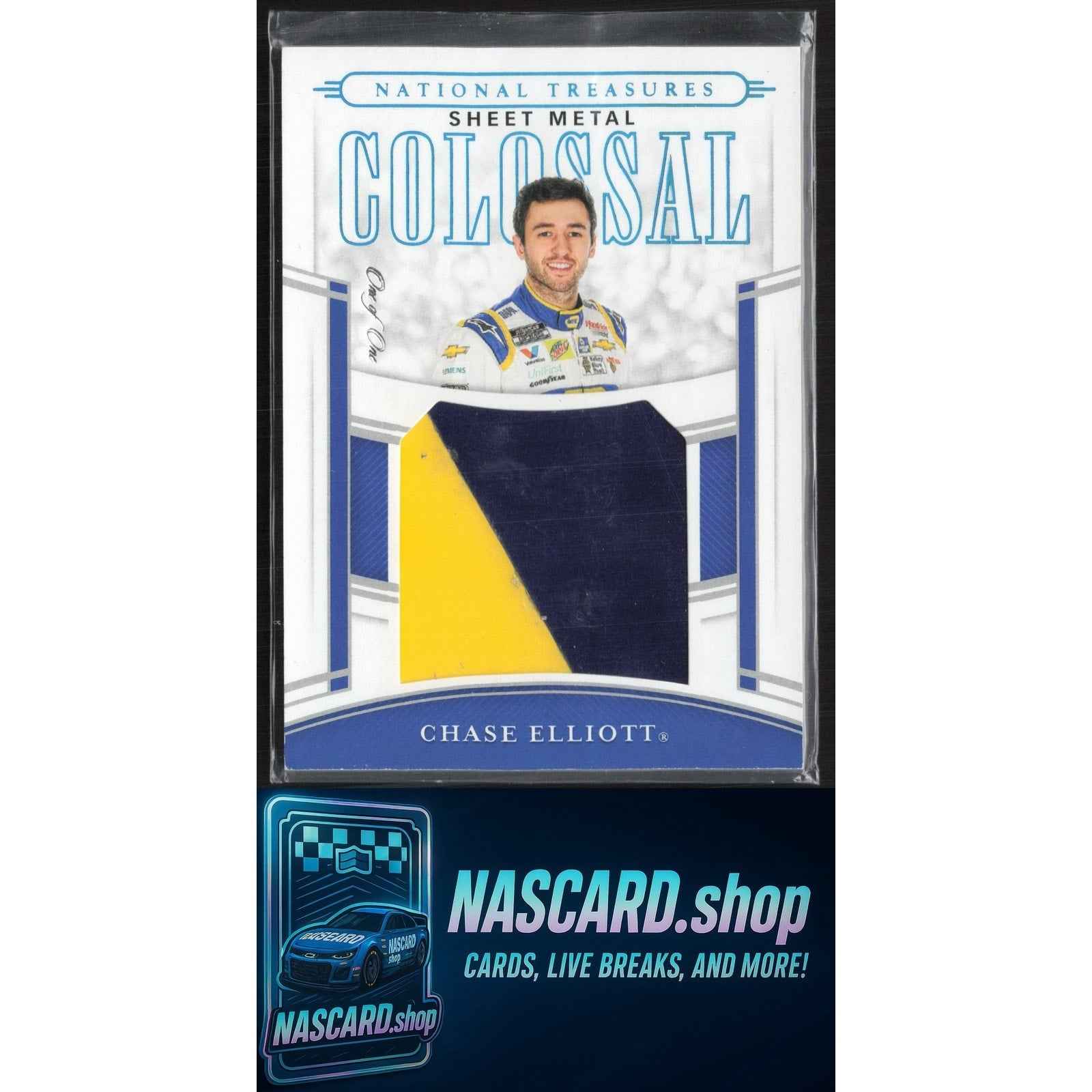 2020 National Treasures Chase Elliott Colossal Race Used Sheet Metal 1/1