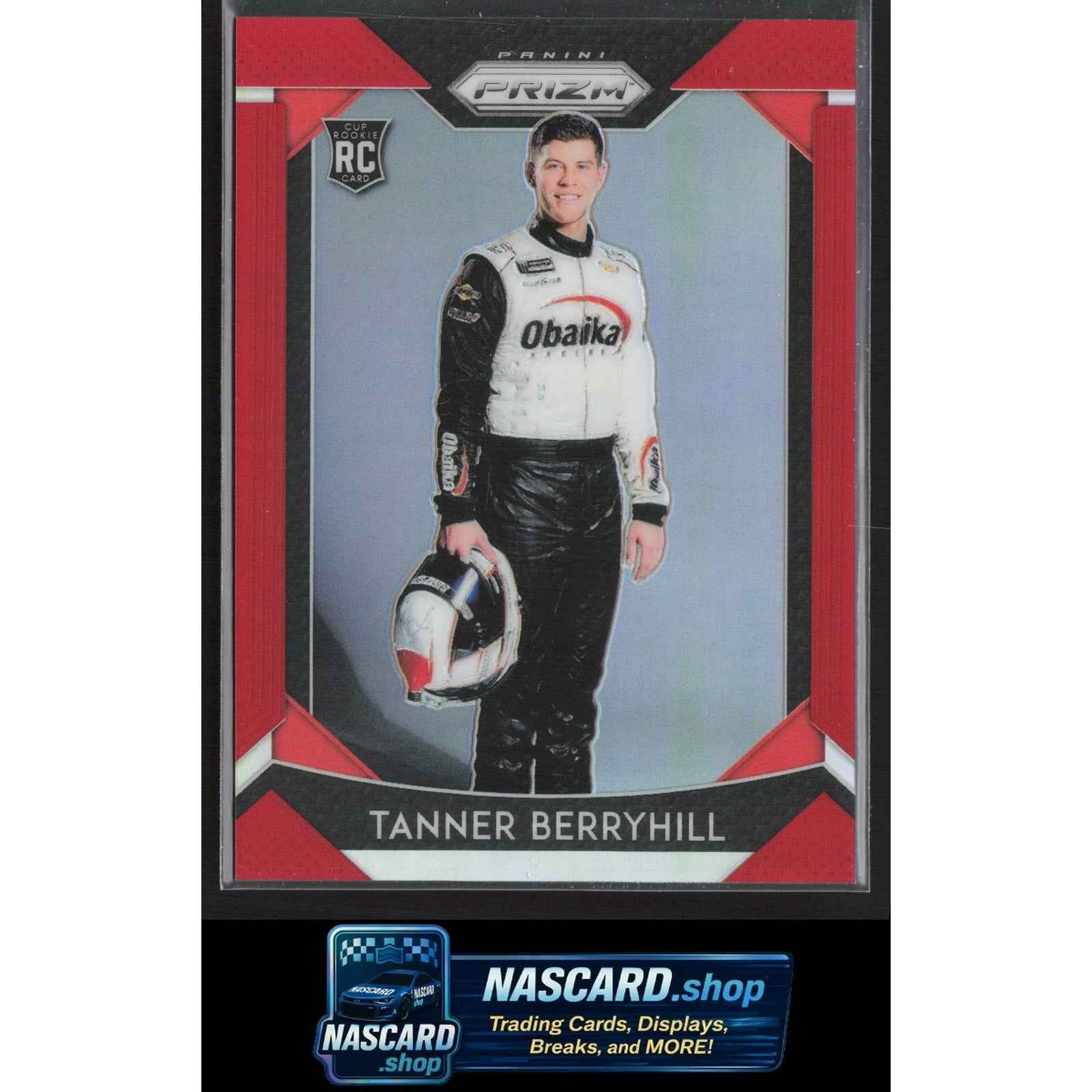 2019 Panini Prizm #33 Tanner Berryhill Red #/50 RC