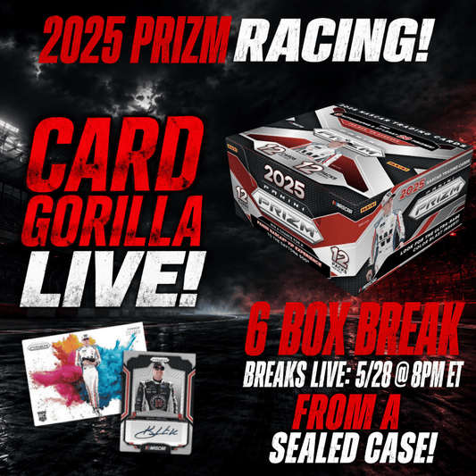 2025 Prizm Racing 1/2 Case - Pick Your Driver - May 28th @ PM ET