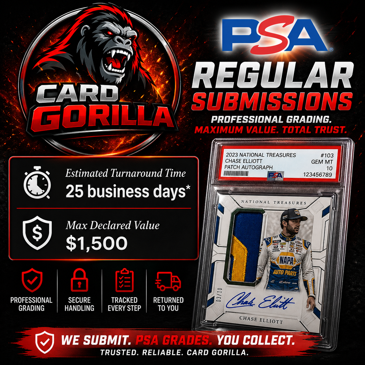PSA Grading Submission for Trading Cards | Card Gorilla PSA Grading Submission for Trading Cards | Card Gorilla