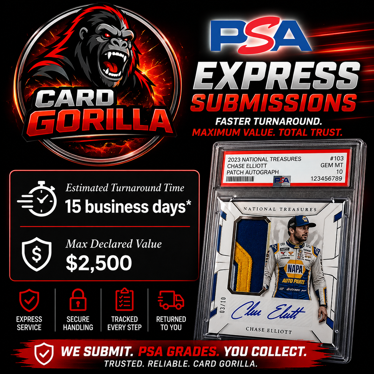 PSA Grading Submission for Trading Cards | Card Gorilla PSA Grading Submission for Trading Cards | Card Gorilla