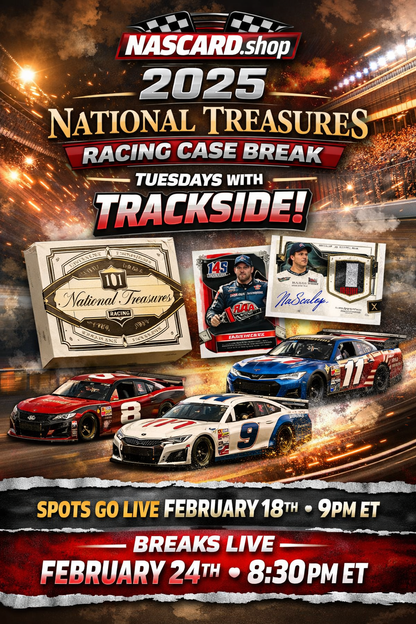 February 24th, 2026 - 2025 National Treasures Racing Full Case - Pick Your Driver