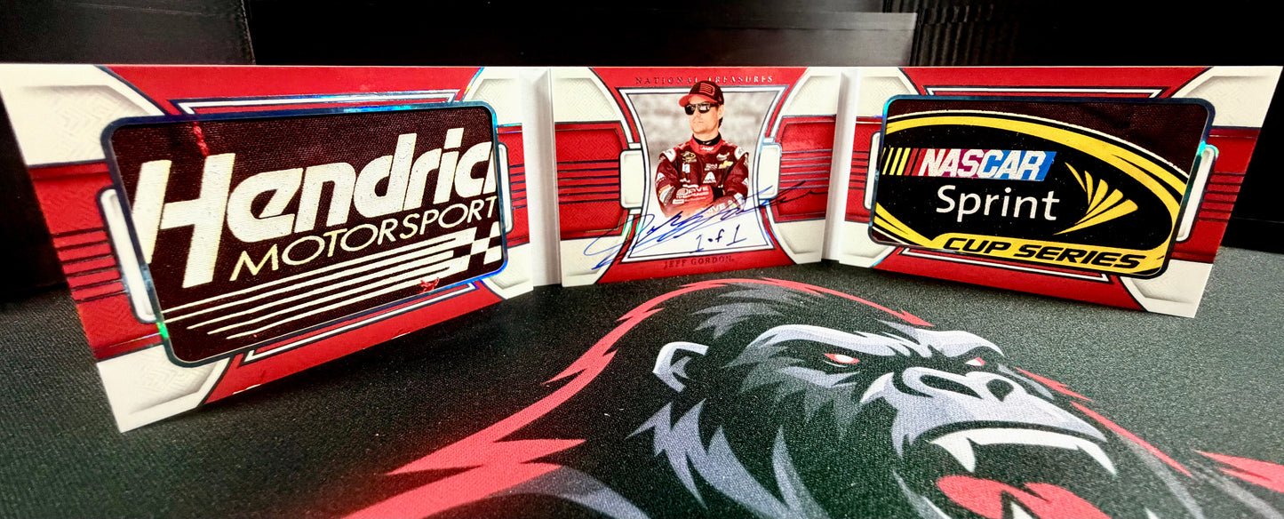 Jeff Gordon autograph booklet jumbo front 