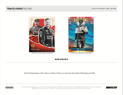 2026 Panini Track Kings NASCAR Racing Hobby Blaster Box