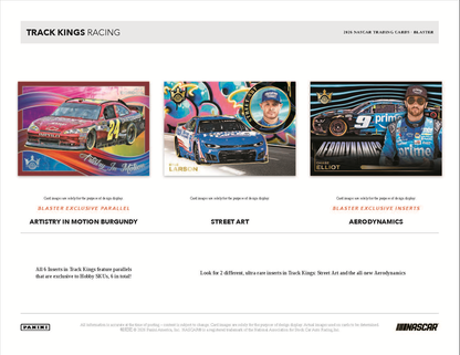 2026 Panini Track Kings NASCAR Racing Hobby Blaster Box