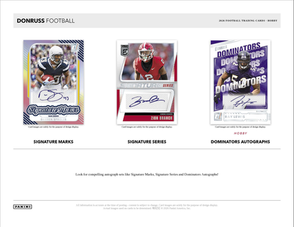 2026 Panini Donruss Football Hobby Box