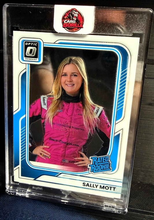 Sally Mott 2026 Donruss Racing Base Optic Rated Rookie Card