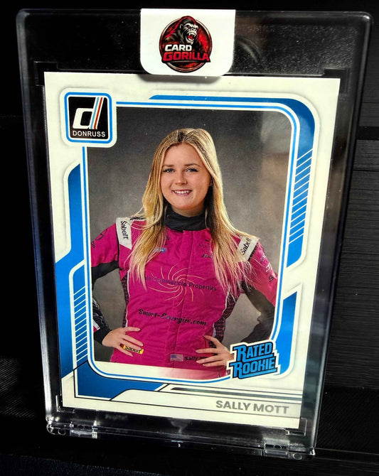 Sally Mott 2026 Donruss Racing Rated Rookie Card