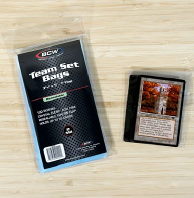 BCW Resealable Team Set Bags
