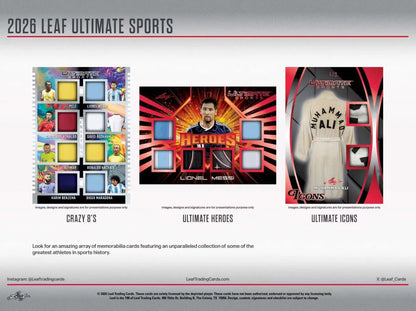 2026 Leaf Ultimate Sports Hobby Box