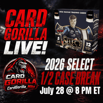 2026 Select 1/2 Case - Pick Your Driver - July 25th, 2026