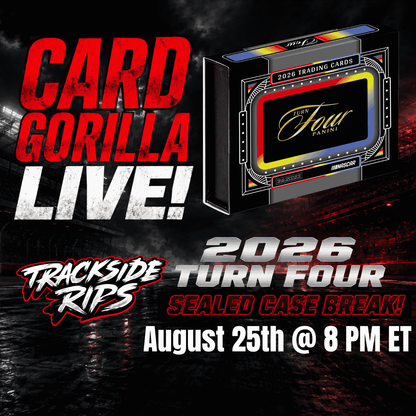 SPOTS LIVE TONIGHT! 2026 Panini Turn Four Case - Pick Your Driver - August 25, 2026