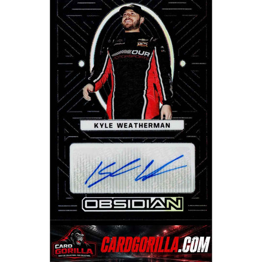 2023 Panini Chronicles #KW Kyle Weatherman Obsidian Signatures