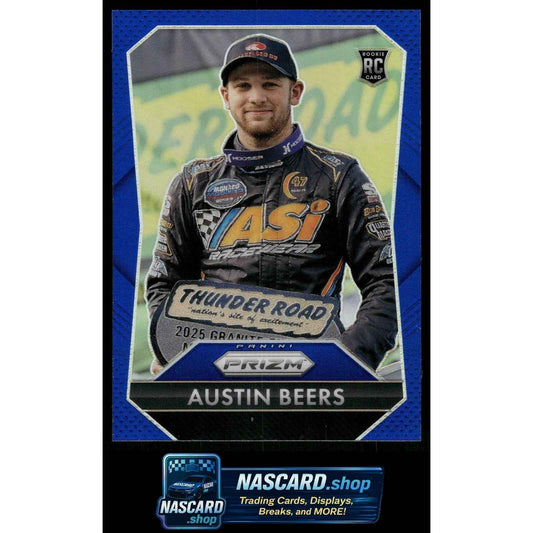 2025 Panini Prizm #180 Austin Beers Blue #/199 RC