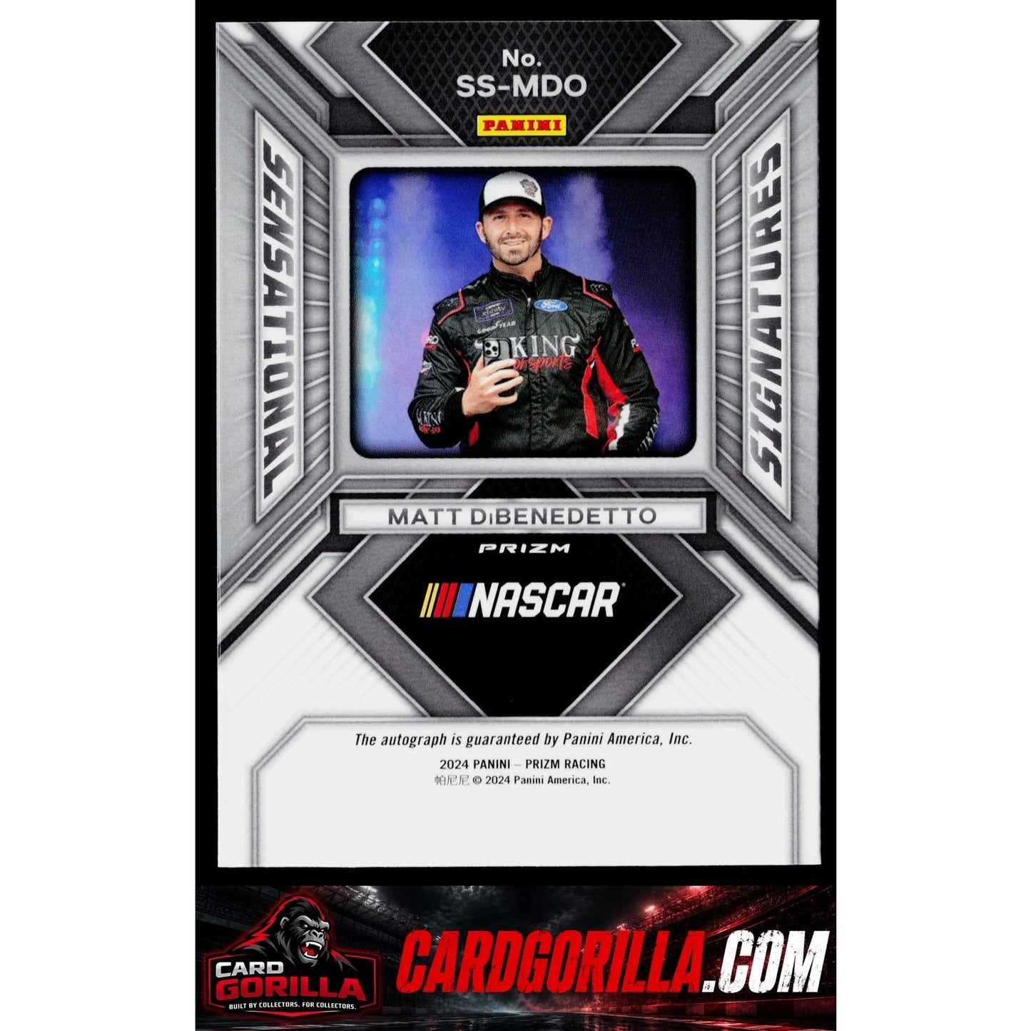 2024 Panini Prizm #SS-MDO Matt DiBenedetto Sensational Signatures