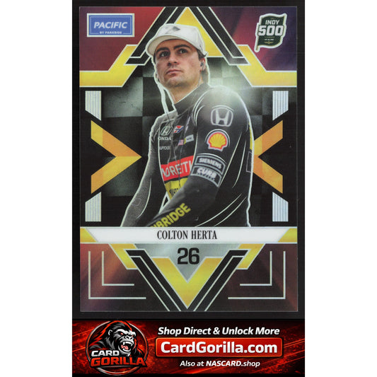 2025 Parkside Indy 500 Pacific #14 Colton Herta Red V2