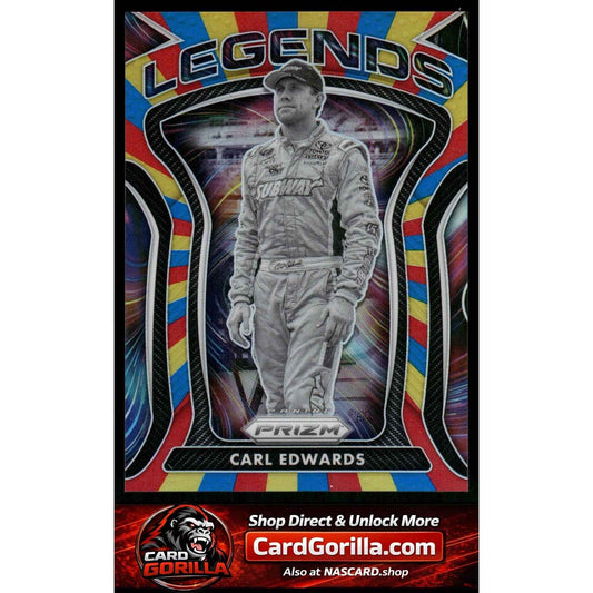 2021 Panini Prizm #86 Carl Edwards Rainbow Prizm #/24