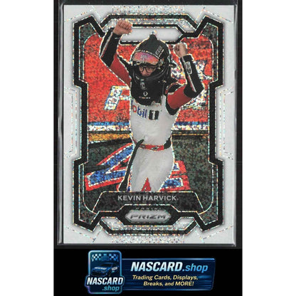 2024 Panini Prizm #75 Kevin Harvick White Sparkle