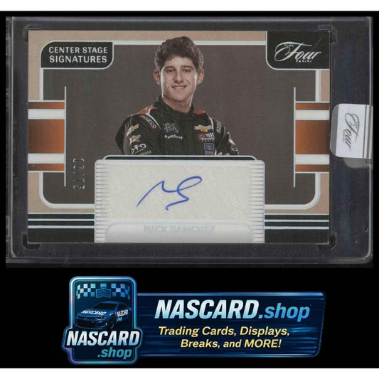 2025 Panini Turn Four Nick Sanchez Center Stage Signatures Holo Silver #/75