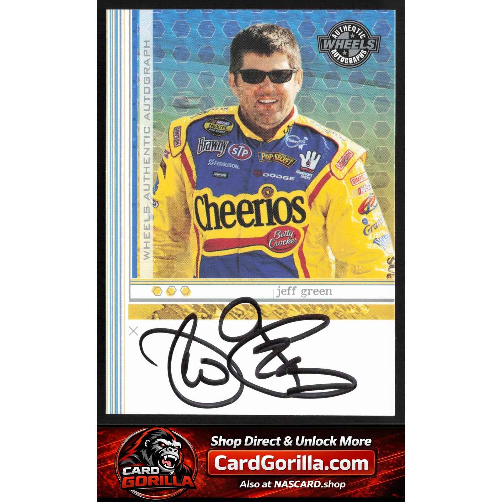 2005 Wheels American Thunder #NNO Jeff Green Autographs