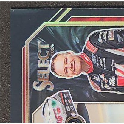 2024 Panini Select Cole Custer Trackside Action Signatures Black Prizms 1/1