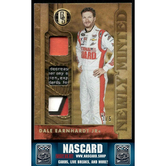 2022 Chronicles Gold Standard Newly Minted Holo Gold Dale Earnhardt Jr. 1/5 - NASCARD.shop