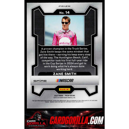 2024 Panini Prizm #14 Zane Smith White Sparkle