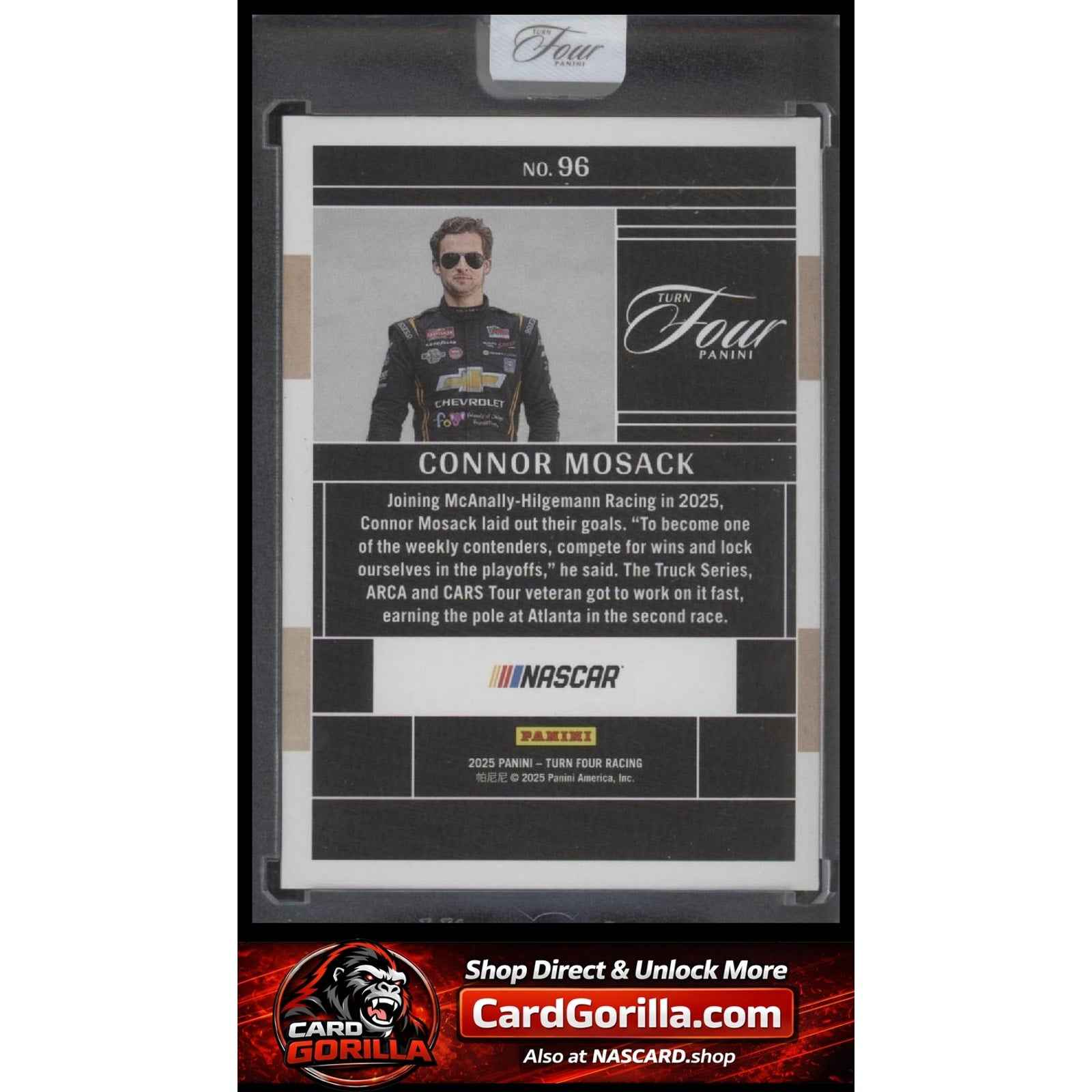 2025 Panini Turn Four #96 Connor Mosack #/75