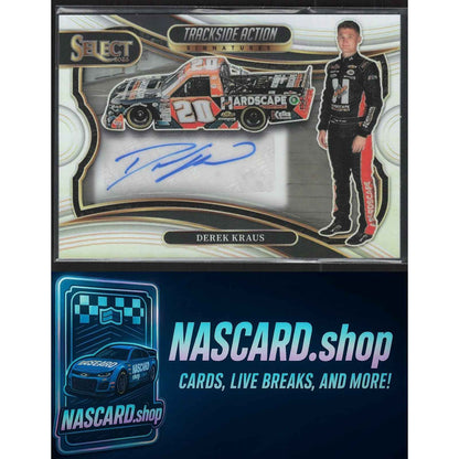 2025 Panini Select #TAS-DKS Derek Kraus Trackside Action Signatures