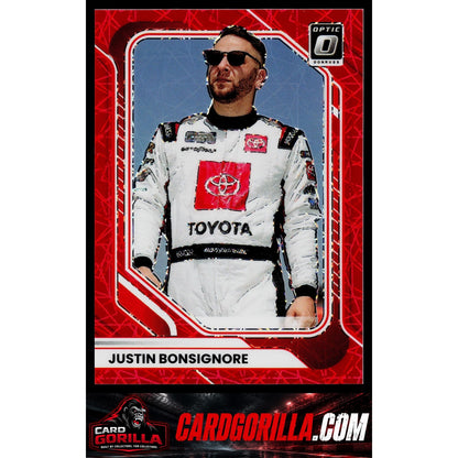 2026 Donruss #83 Justin Bonsignore Optic Red Velocity #/199