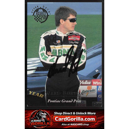 1996 Upper Deck Road to the Cup #H21 Ward Burton Autographs