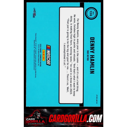 2024 Donruss #136 Denny Hamlin Optic Orange Velocity