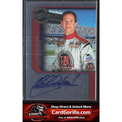 2005 Press Pass #NNO John Andretti Signings Platinum #/100
