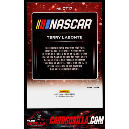 2023 Panini Prizm #CT17 Terry Labonte Championship Trophy