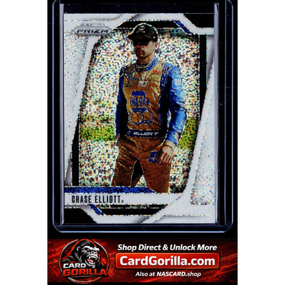 2025 Panini Prizm #43 Chase Elliott White Sparkle