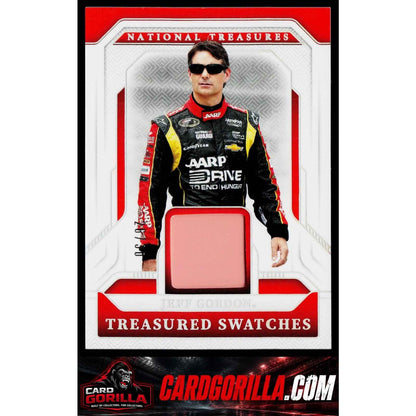 2025 Panini National Treasures Jeff Gordon Treasured Swatches Holo Silver #/30