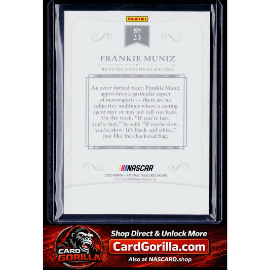 2025 Panini National Treasures Frankie Muniz 2016 Throwback Holo Silver RC #/25