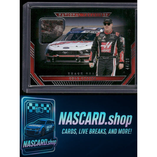 2024 Panini National Treasures #TG-CCR Cole Custer Track Gear #/99