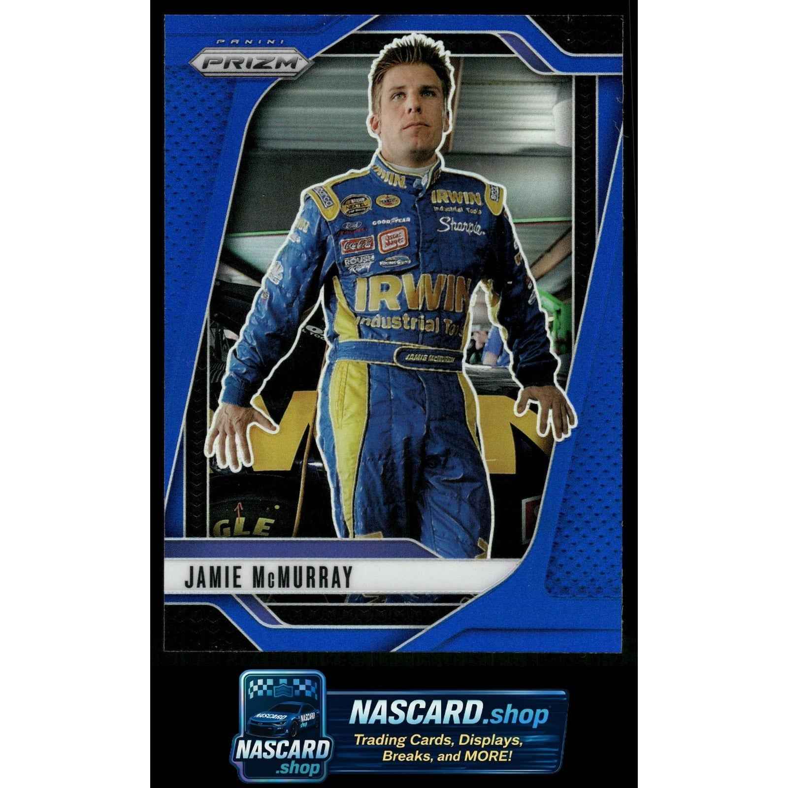 2025 Panini Prizm #97 Jamie McMurray Blue #/199