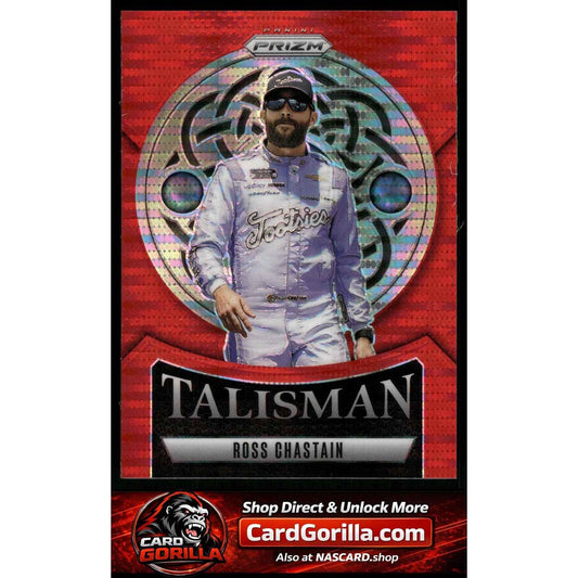 2025 Panini Prizm #1 Ross Chastain Talisman Red Pulsar #/199