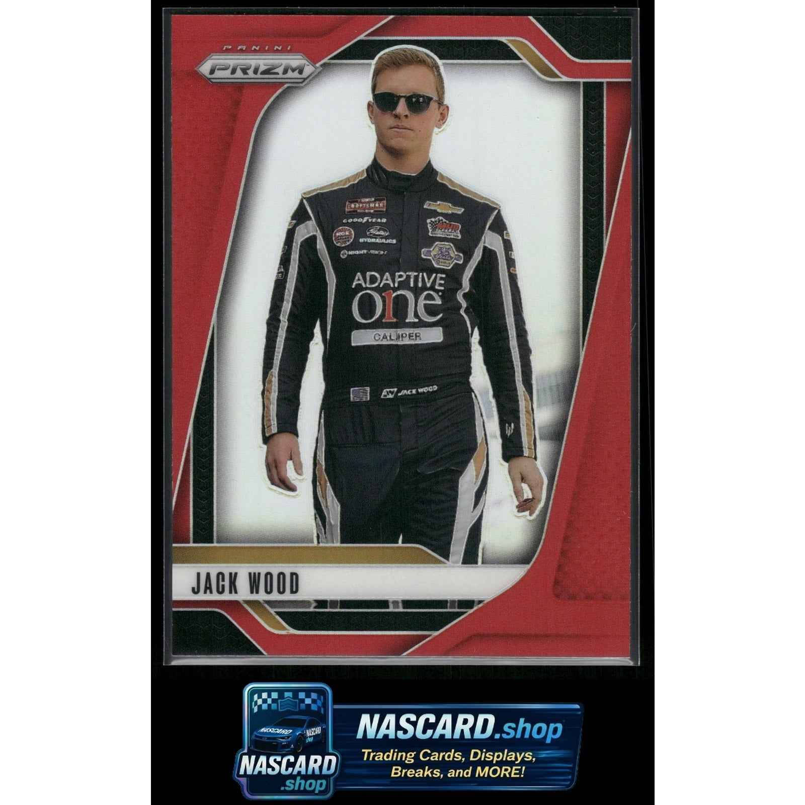 2025 Panini Prizm #53 Jack Wood Red #/249